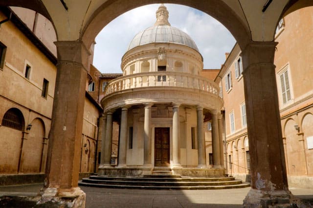 San Pietro In Montorio And The Tempietto On Rome S Gianicolo Hill