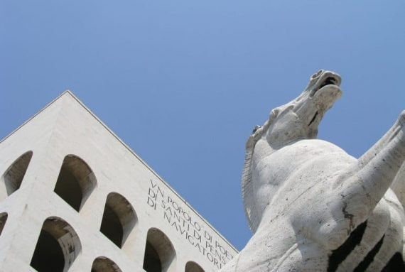 Architectural movements in Rome.